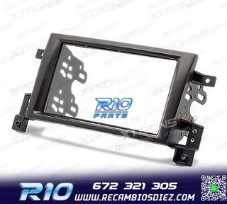 MARCO NEGRO RADIO 2-DIN PARA SUZUKI