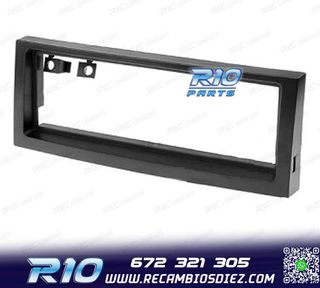 MARCO NEGRO RADIO 1-DIN PARA PEUGEOT CITROEN