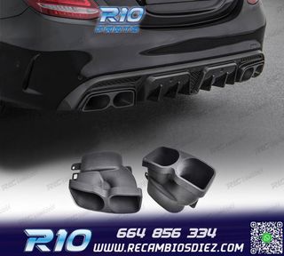 COLAS ESCAPE MERCEDES W205 C205 14-21 LOOK BRABUS NEGRO