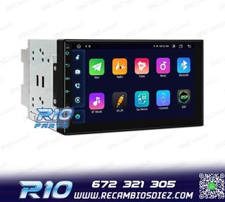 RADIO GPS ANDROID 12 HD TACTIL BLUETOOTH USB SD