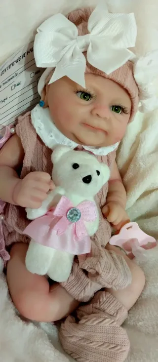 Bebé Reborn Silicona Completa 38cm