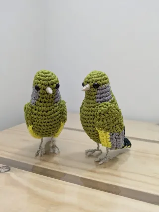 Pájaro Verderón Crochet