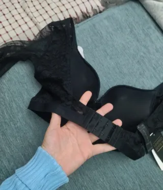 Top encaje Woman Secret negro