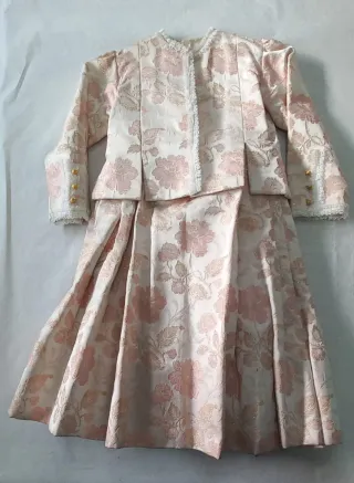 Traje de Fallera Niña Adornado,para 6 años