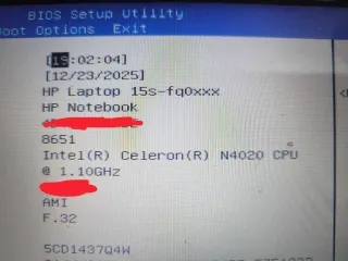 Placa base portátil HP