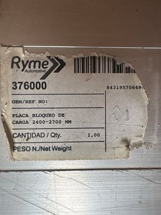 Travesaño telescópico semirremolque lona