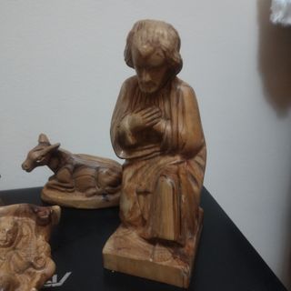 Nacimiento artesanal de olivo