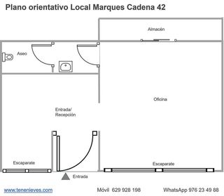 Oficina en alquiler en La Jota en Zaragoza