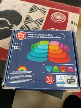 Torre Arcoíris de Madera Playtive