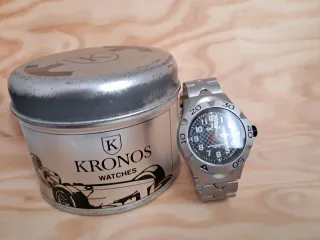 Reloj KRONOS hombre · Deportivo · 100 m · Acero