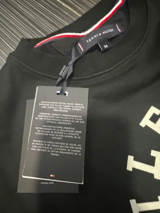 Sudadera Tommy Hilfiger Negra