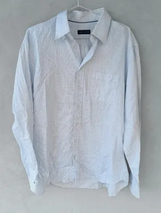Camicia uomo Tommy Hilfiger, tg 41, cotone