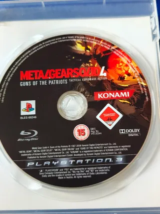 Metal Gear Solid 4 PS3 Konami