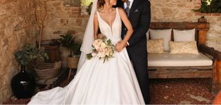 Vestido de Novia Elegante - Usado 1 Vez