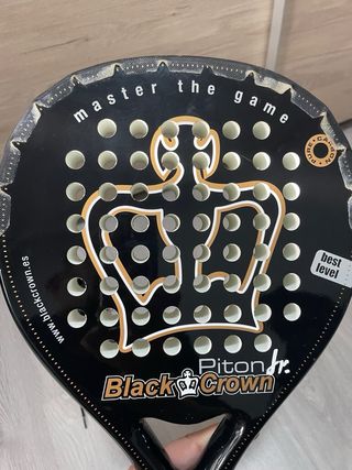 Pala de pádel Black Crown Piton Jr.