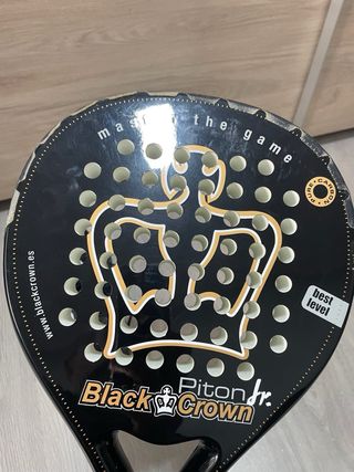Pala de pádel Black Crown Piton Jr.