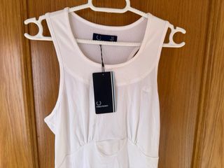 Vestido Tenis Fred Perry Blanco Talla S
