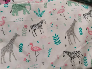 Lote de 4 telas infantiles