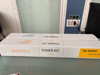 3 Tóner Kyocera TK-8345K Negro, azul y amarillo