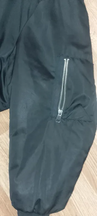 Cazadora reversible Zara negro  98% poliéster