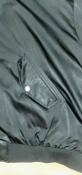 Cazadora reversible Zara negro  98% poliéster