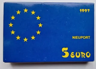 Moneda 5 Euro Plata 1 Onza España 1997 Nieuport