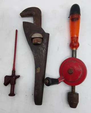 Lotto Vecchie Utensili Attrezzi da lavoro Vintage