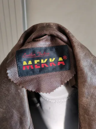 Goubbotto Giacca Vera Pelle Marrone Tg M