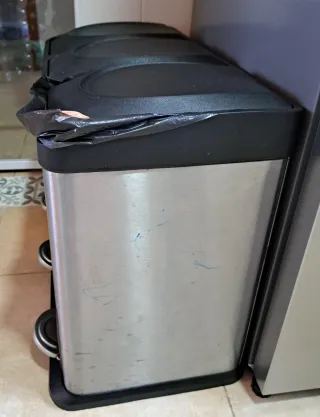 Cubo Basura Triple Songmics Reciclaje