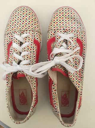 Vans Talla 38 Lunares Multicolor