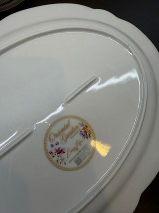 Piatto Ovale Decorato Easy Life