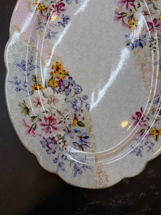 Piatto Ovale Decorato Easy Life