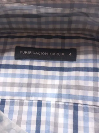 Camisa cuadros Purificación García Talla L