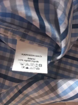 Camisa cuadros Purificación García Talla L