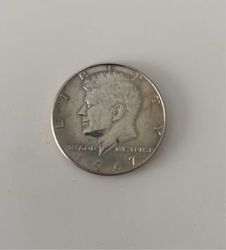 Lote 3 monedas Plata medio dólar EEUU