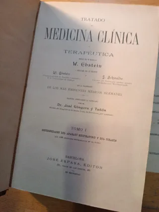 Tratado de medicina clínica y terapéutica