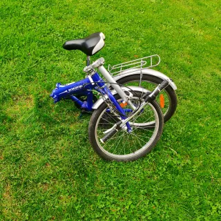 Bicicleta Plegable Urbana Azul