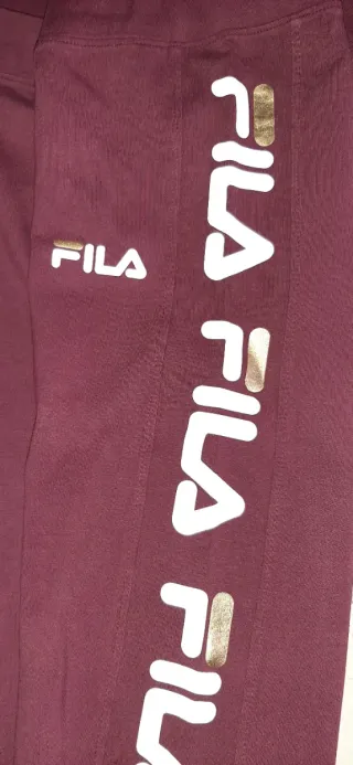 Completo Fila donna bordeaux e oro