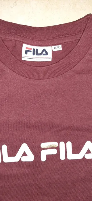 Completo Fila donna bordeaux e oro