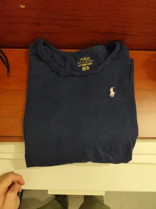Camiseta Polo Ralph Lauren niña azul