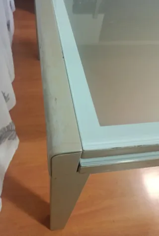 Mesa comedor cristal extensible