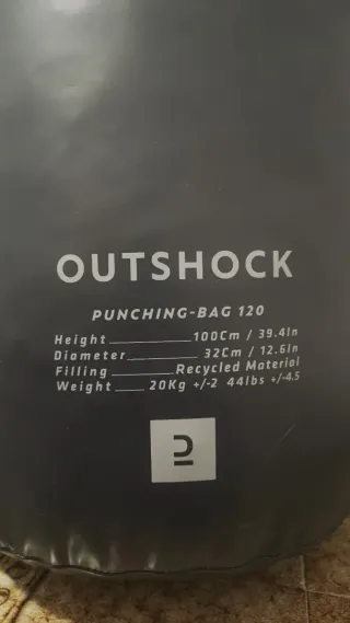 Saco de boxeo con soporte