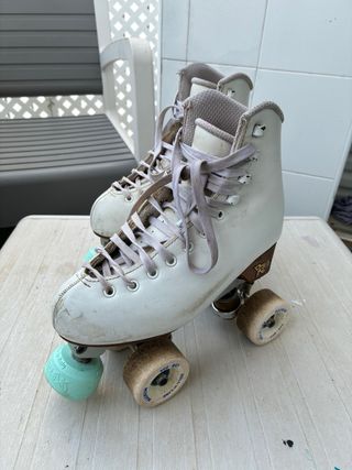 Patines artísticos blancos talla 245