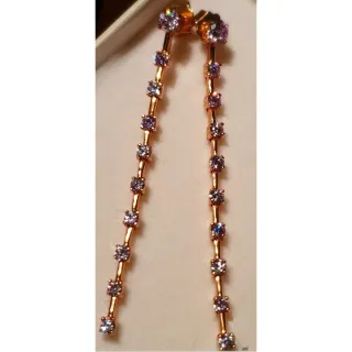 Orecchini argento 925 e zirconi, nuovi di negozio