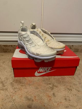 Nike Air VaporMax Beige/Blanco