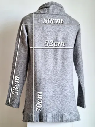 Jersey MORGAN con Cuello Envolvente de Mujer