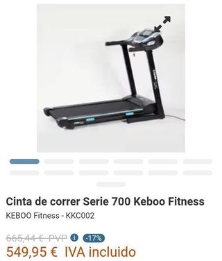 Cinta de correr Serie 700 Keboo Fitness