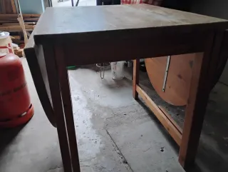 Mesa extensible pino plegable