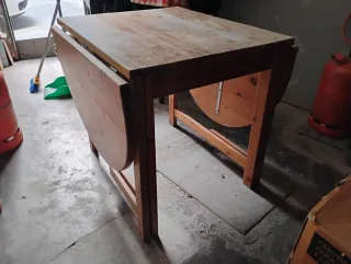 Mesa extensible pino plegable