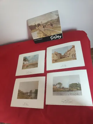 Láminas Impresionismo Sisley. Museo Prado. Otros